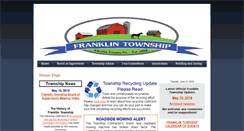 Desktop Screenshot of franklintownship.us